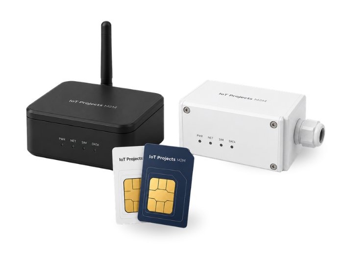 SIM multi-operador emitiendo señal celular